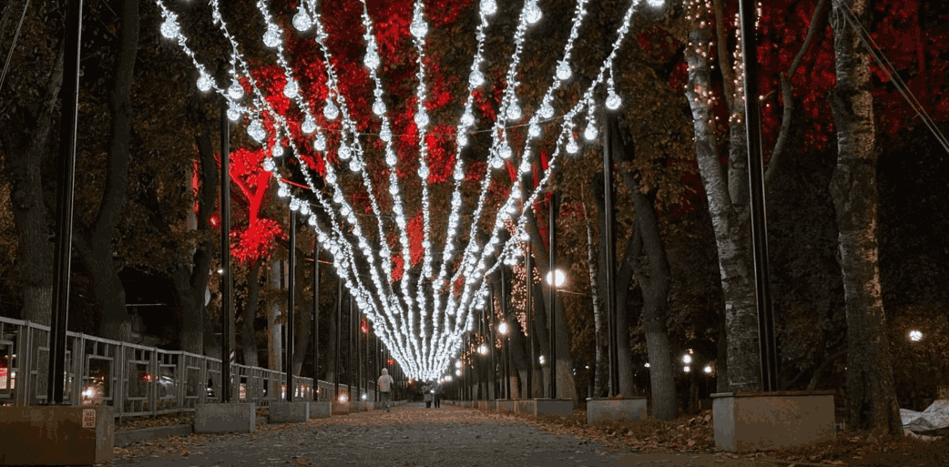 «Звёздное небо» зажгли в центре Вологды
